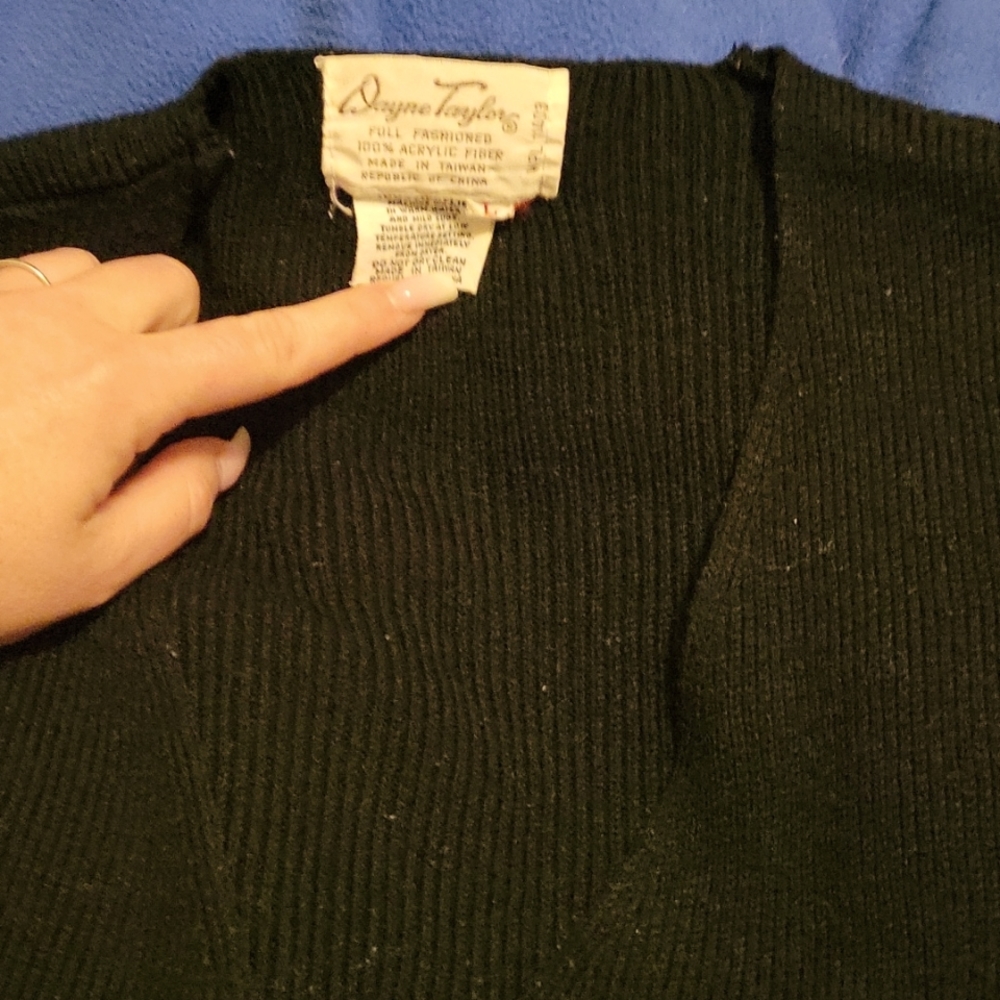Dayne Taylor vest in black size: large